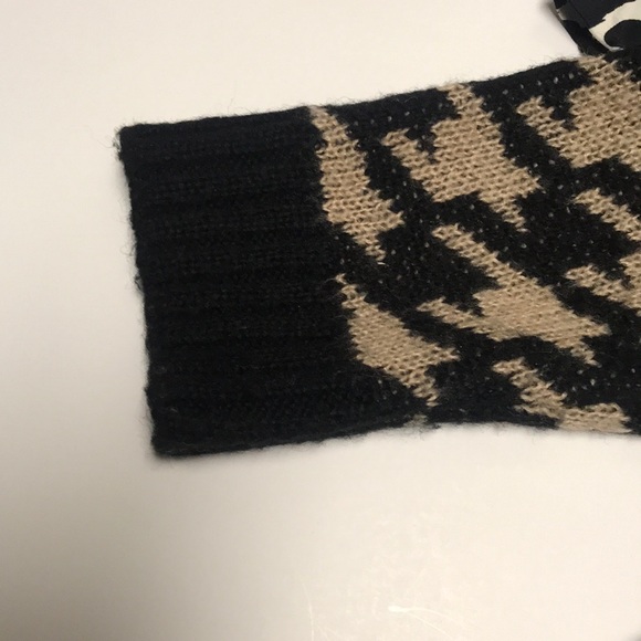 HOUNDSTOOTH CARDIGAN BROWN & BLACK - Picture 5 of 6